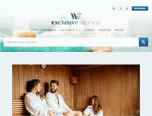 Tablet Screenshot of exclusivewellness.be